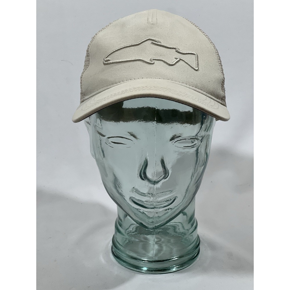 Costa Fishing Hat Men OS Ivory Cotton Mesh Trucker Cap Outdoor Gorpcore